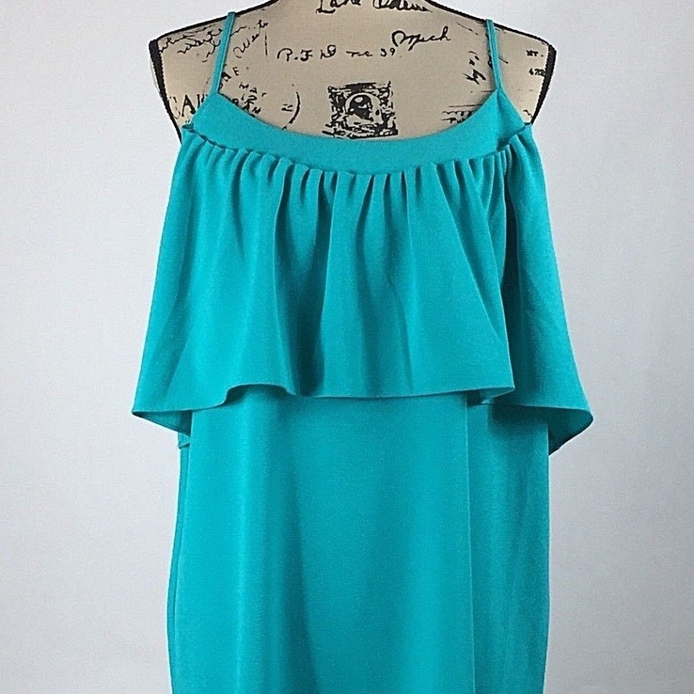 SOLD Felicity & Coco Turquoise Dress X-Large